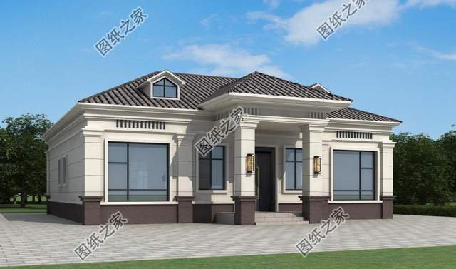 三套一層農村別墅設計，簡單好看還實用，非常適合用來養老