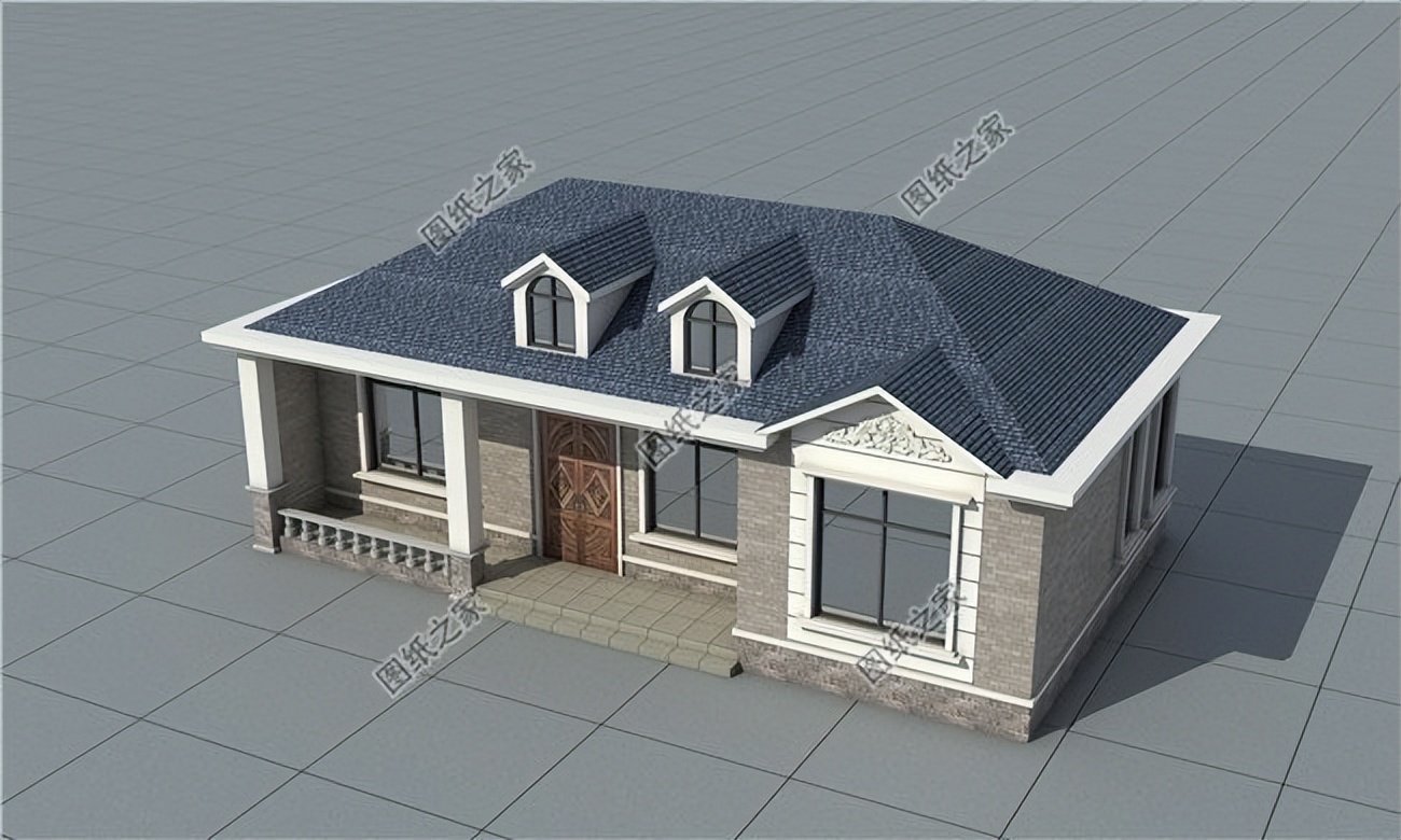 鄉(xiāng)村一層自建養(yǎng)老房設(shè)計(jì)，占地面積小功能卻十分齊全