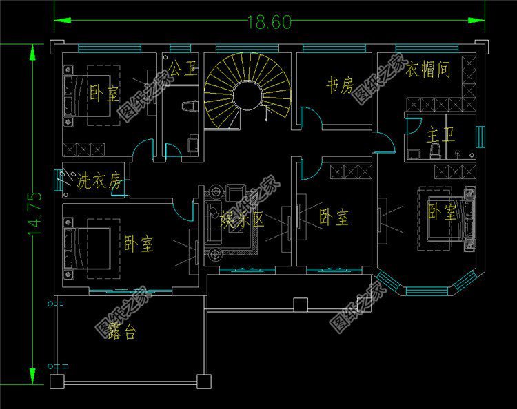 三款二層別墅設計，外觀造型各有特色最主要是經濟實用