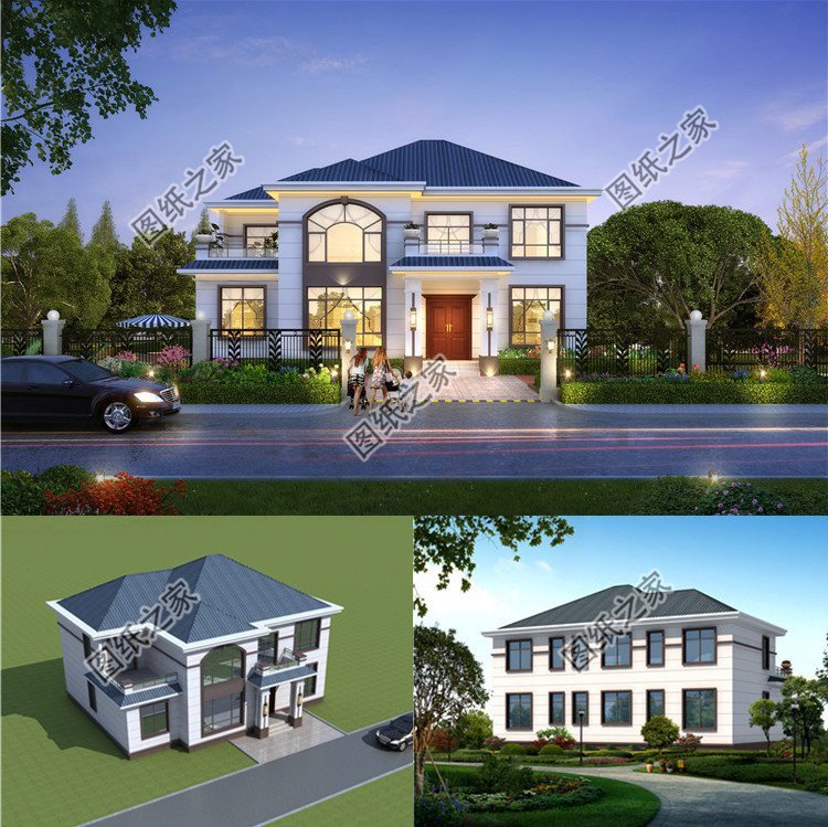 農(nóng)村別墅設(shè)計，整體造型充滿高貴氣質(zhì)，建議拿去參考