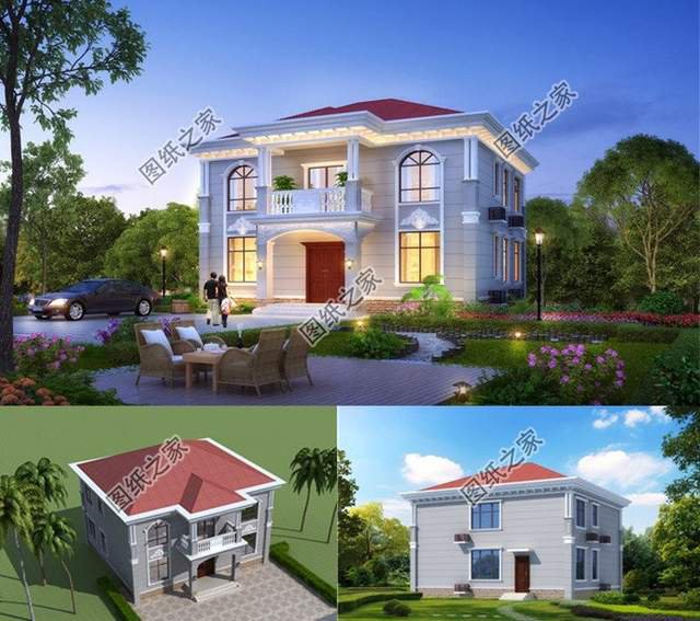 經典歐式自建別墅推薦，大火爆款建筑風格，適合農村建的好房子