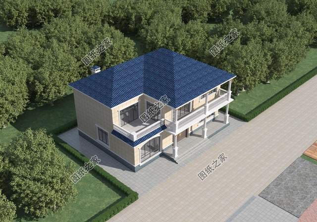 歐式二層別墅推薦，滿滿的西方元素，用心打造最實用的農村住宅