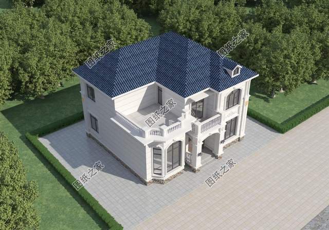 歐式二層別墅推薦，滿滿的西方元素，用心打造最實用的農村住宅