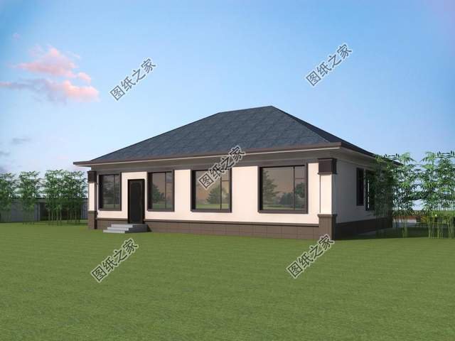 新款一層別墅設計，最經濟的錢造最實用的房子，農村建房不要錯過