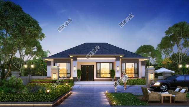 新款一層別墅設計，最經濟的錢造最實用的房子，農村建房不要錯過