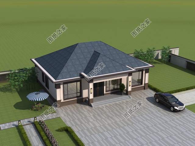 新款一層別墅設計，最經濟的錢造最實用的房子，農村建房不要錯過