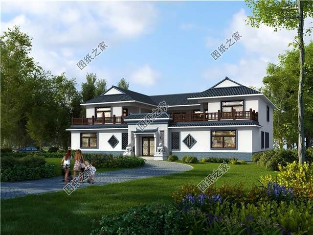 農(nóng)村四合院別墅設(shè)計，一百年不過時，建一棟傳承三代人沒問題