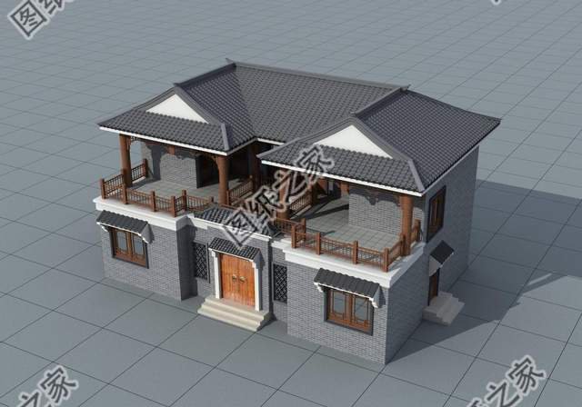 3款中式別墅設(shè)計，布局符合現(xiàn)代人的生活習慣，外觀頗有大家風范