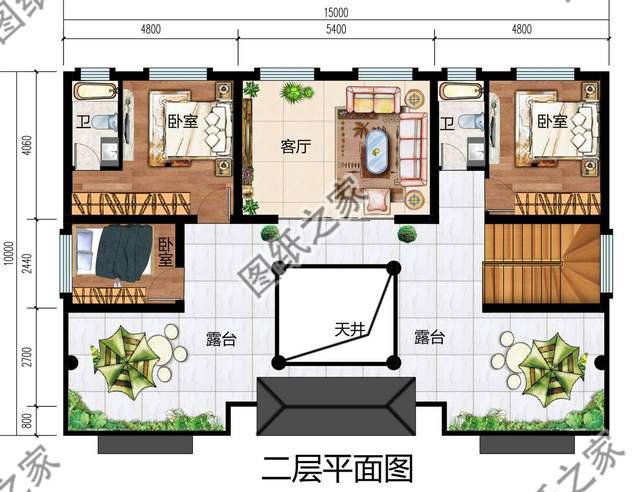 3款中式別墅設(shè)計，布局符合現(xiàn)代人的生活習慣，外觀頗有大家風范