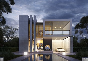 二層氣質現代小洋樓設計圖,堪比城市別墅,全村最美沒商量