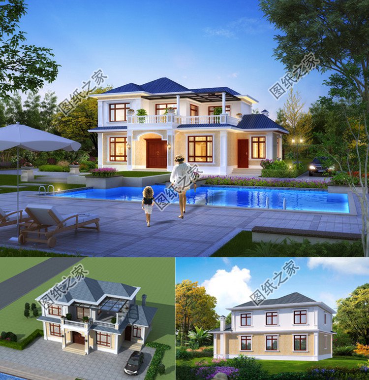 接地氣農村二層自建房圖效果圖