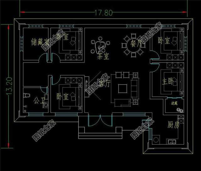鄉(xiāng)村一層自建養(yǎng)老房設(shè)計(jì)，造價(jià)不高性價(jià)比極高，舒適地拉滿房間