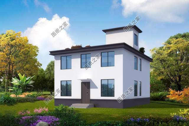 現代風農村自建別墅推薦，潮流時尚的外觀造型，擊中年輕人的內心