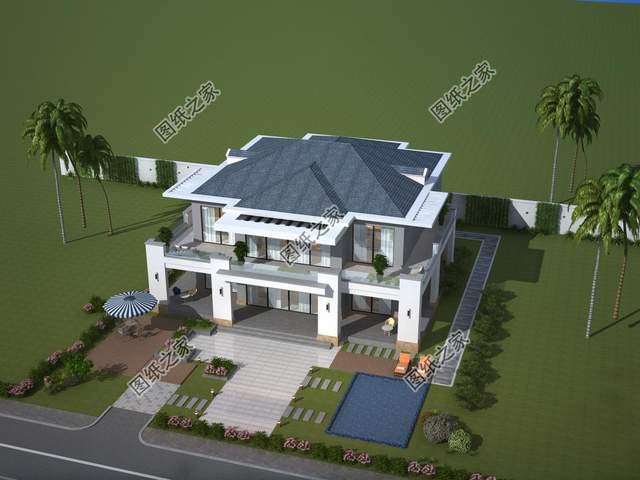 現代風農村自建別墅推薦，潮流時尚的外觀造型，擊中年輕人的內心