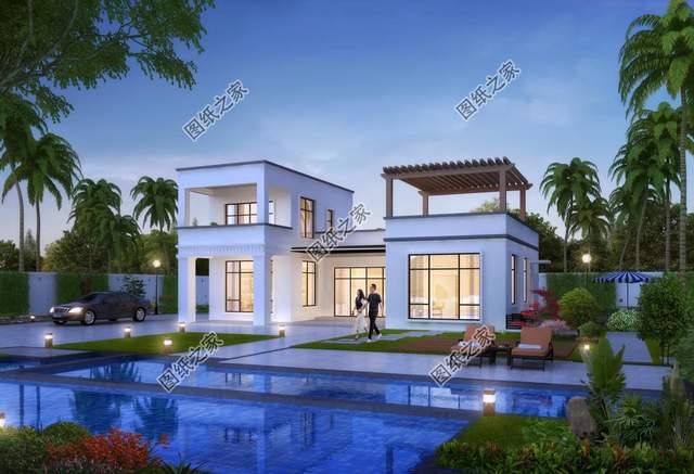 現代風農村自建別墅推薦，潮流時尚的外觀造型，擊中年輕人的內心