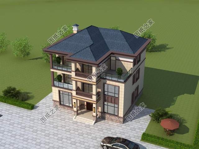 農(nóng)村三層別墅，新中式風(fēng)建一棟傳承三代人不過時，一起來看看吧