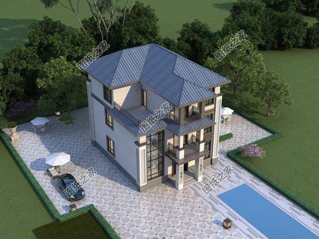 農(nóng)村三層別墅，新中式風(fēng)建一棟傳承三代人不過時，一起來看看吧