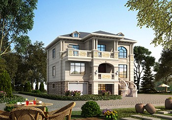 帶架空層三層（含架空）別墅設計圖，防潮、儲物、做車庫，一舉三得