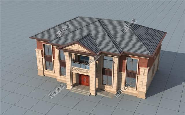 鄉村自建別墅效果圖，戶型方正外觀好看大氣，內部布局更合理