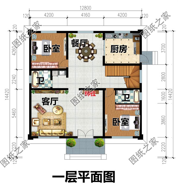 農村二層別墅設計圖