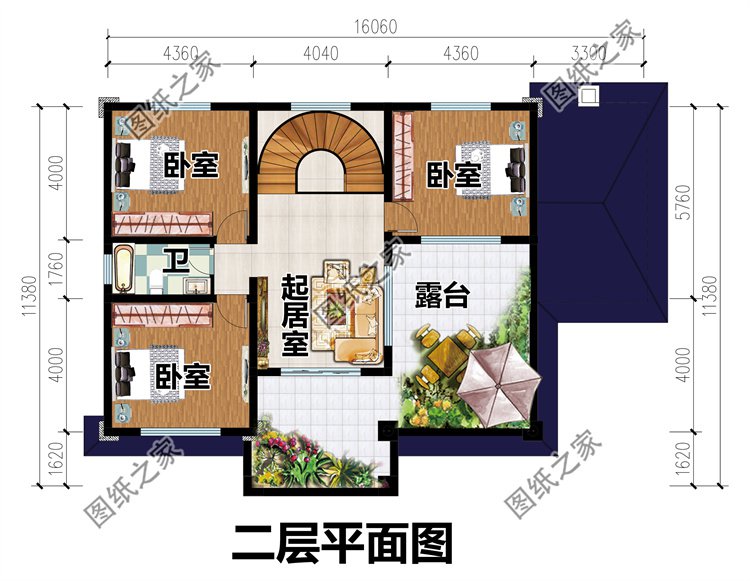 接地氣農村二層自建房圖