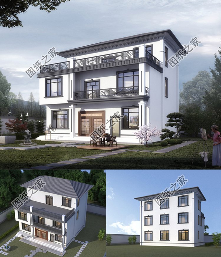 三層別墅設計效果圖