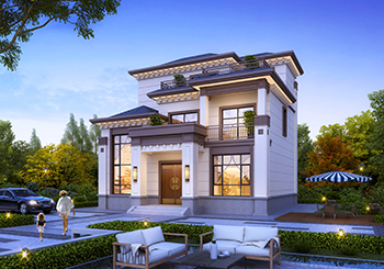 120多平米三層農村別墅設計圖，把實用做到極致，造價適中