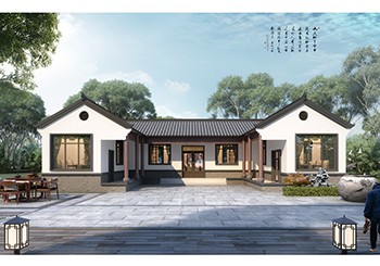 經(jīng)典中式三合院設(shè)計(jì)，一層空間實(shí)用大氣，輕松實(shí)現(xiàn)理想家園！