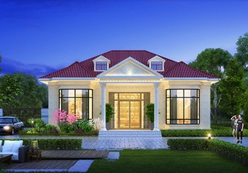 12米面寬一層農(nóng)村別墅設(shè)計(jì)圖,實(shí)用又舒適