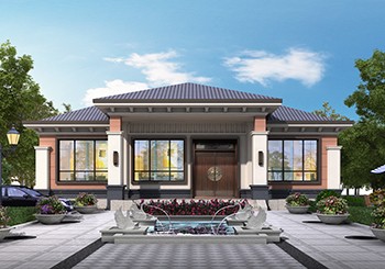 一層農(nóng)村小平房設(shè)計(jì)圖，功能齊全造價(jià)低，兩款戶型可選