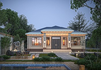 網(wǎng)紅農(nóng)村一層小別墅設計圖,建一層的必看