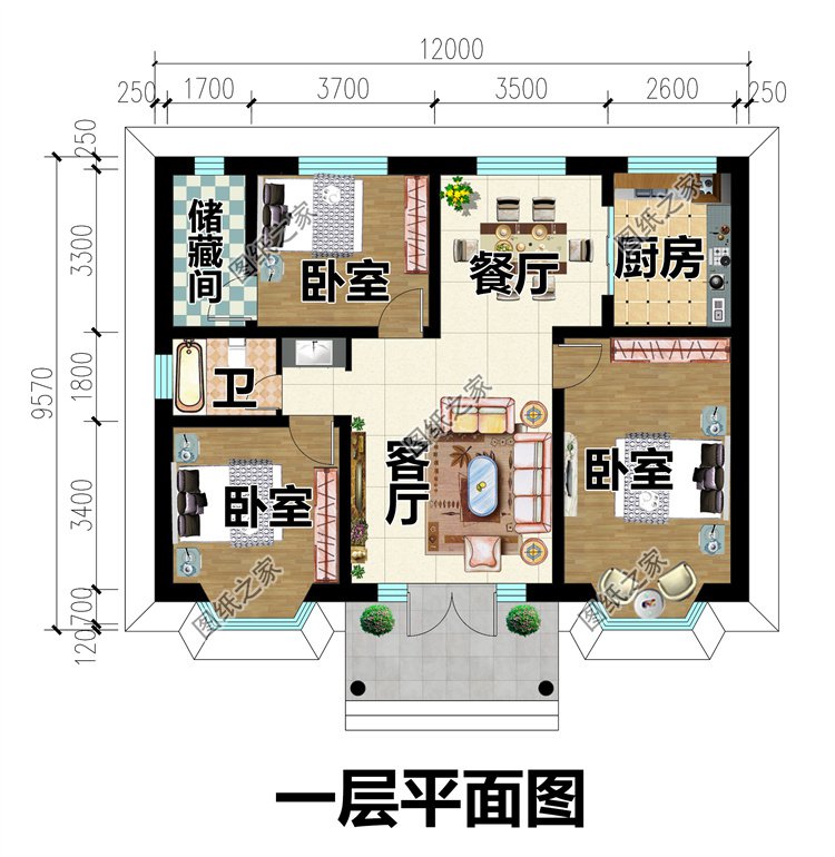 一層農(nóng)村別墅2