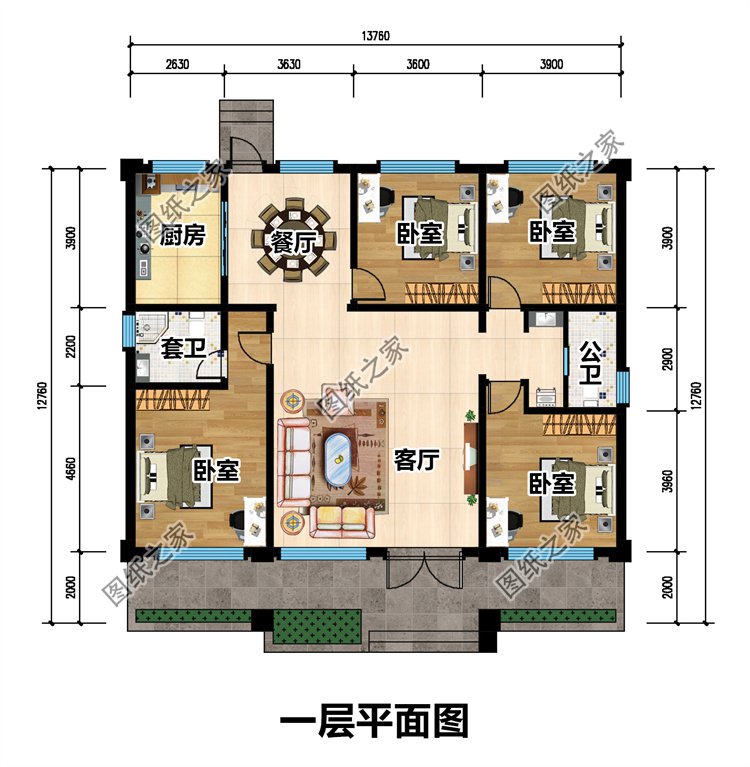 一層農村小平房