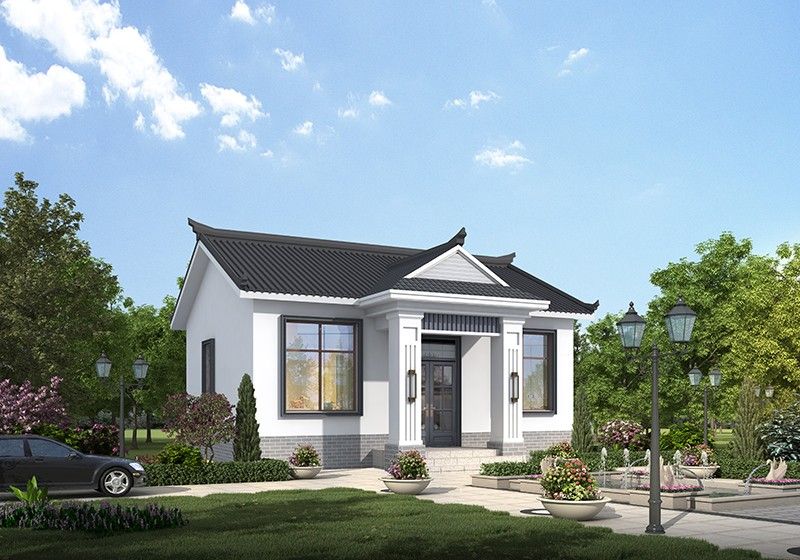 一層自建別墅設(shè)計(jì)圖,占地70平不大功能很齊全,非常適合農(nóng)村養(yǎng)老