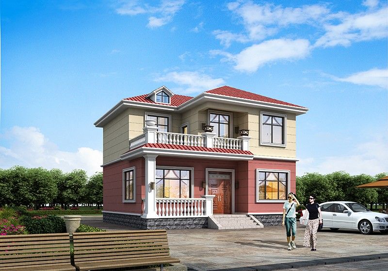 農村二層別墅優選設計圖，戶型小巧精致，顏值與實用并存！