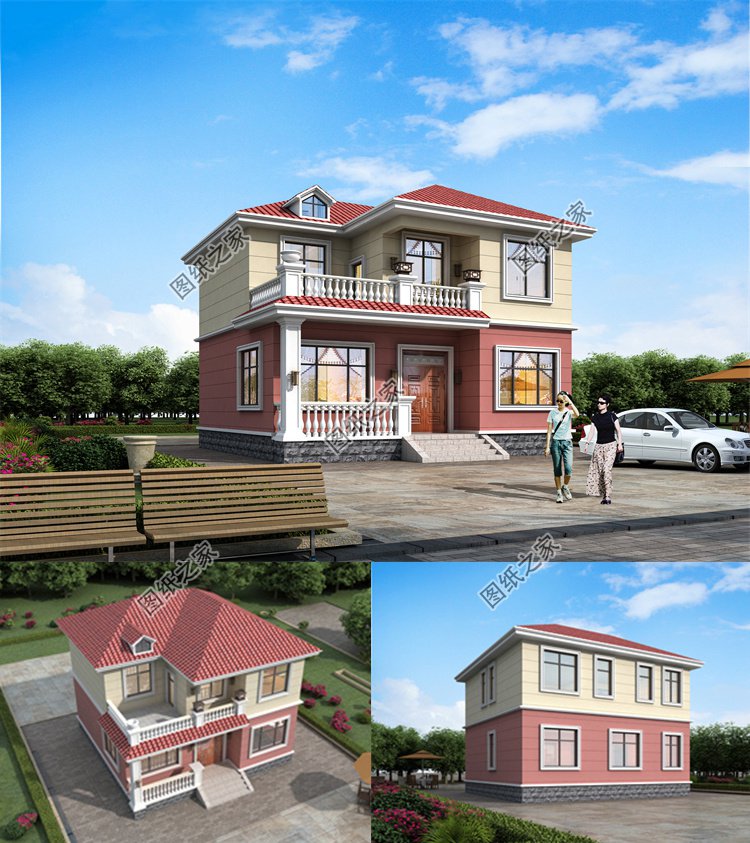 農(nóng)村二層別墅優(yōu)選效果圖