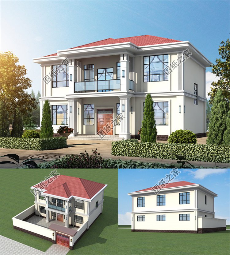 極簡大氣二層別墅設(shè)計圖1