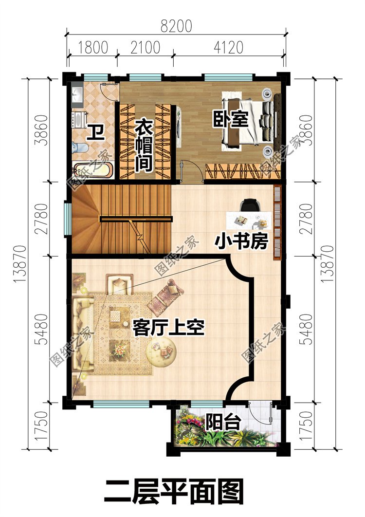 兩開(kāi)間四層歐式風(fēng)別墅3