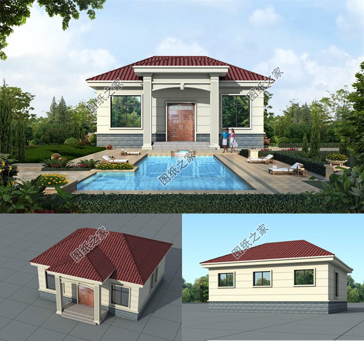 超實用的農村一層別墅1