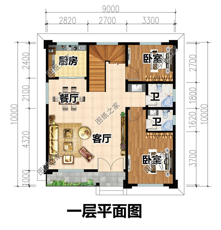 二層自建房設計圖2