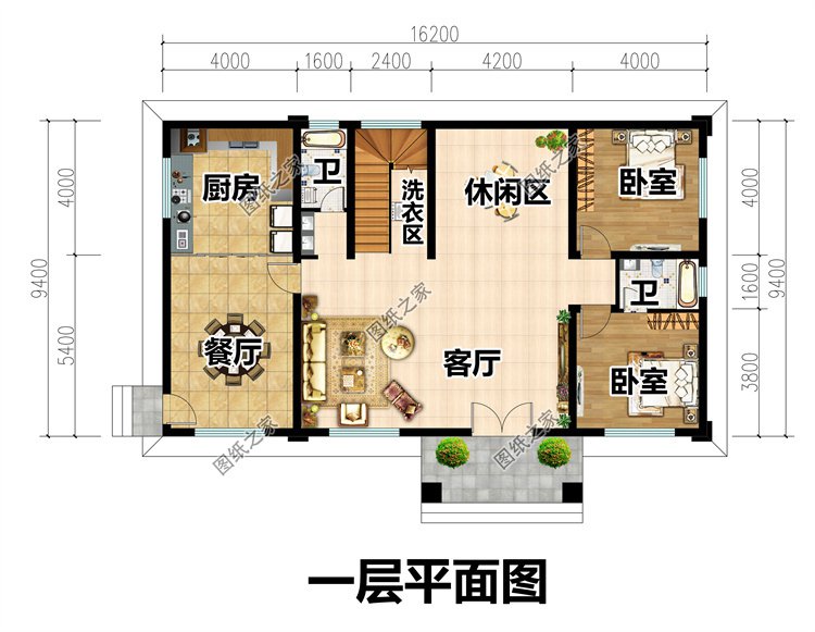 帶配房的二層農村小別墅2