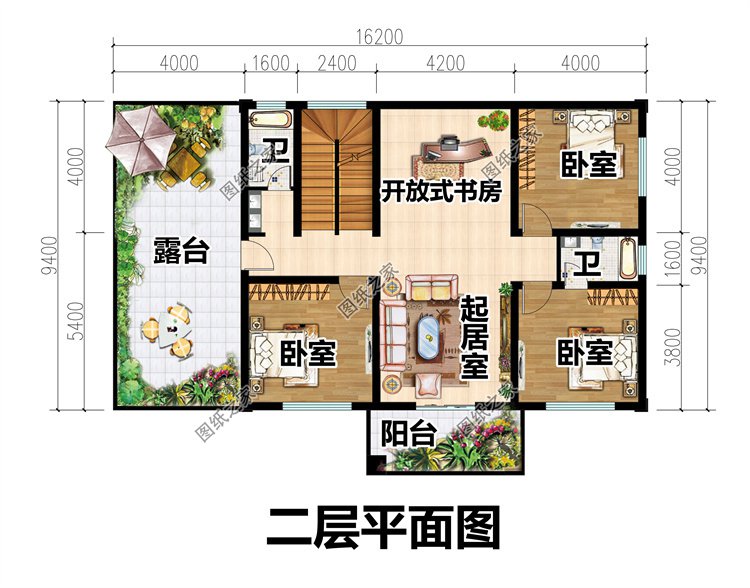 帶配房的二層農村小別墅3