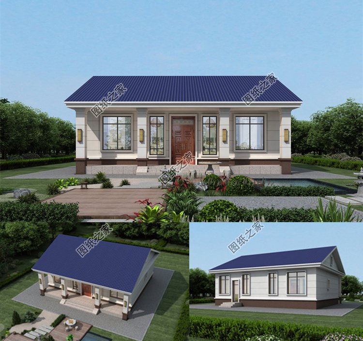 農村一層平房設計圖1