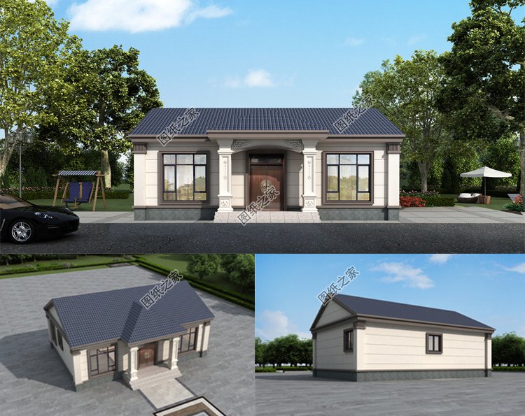 人字坡房屋一層別墅1