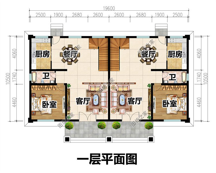 雙拼別墅三層設(shè)計圖2