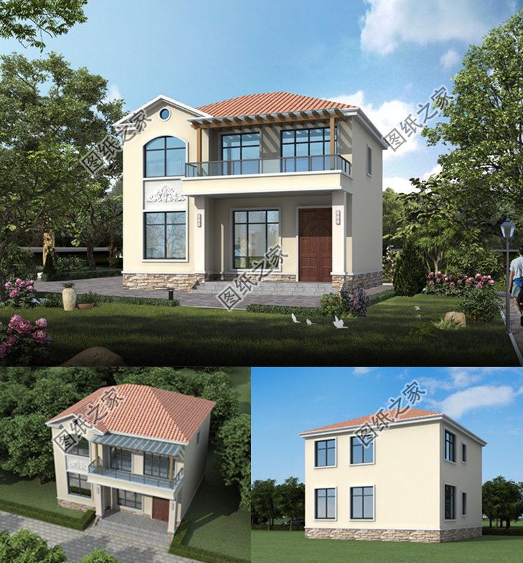 88平農村二層別墅1