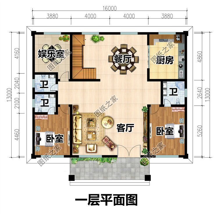 占地200平農村二層自建房2