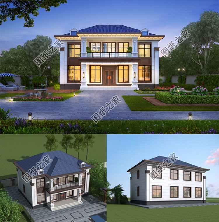 簡約二層別墅設計圖1