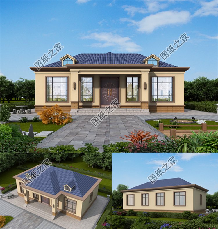 農(nóng)村一層別墅設(shè)計(jì)圖