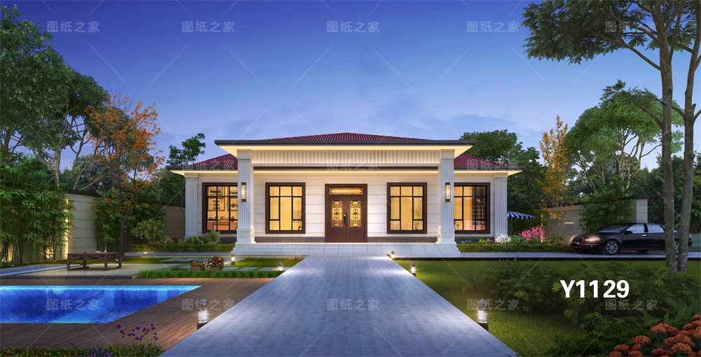 炸裂！20款新農村一層別墅設計圖，最低12萬起！